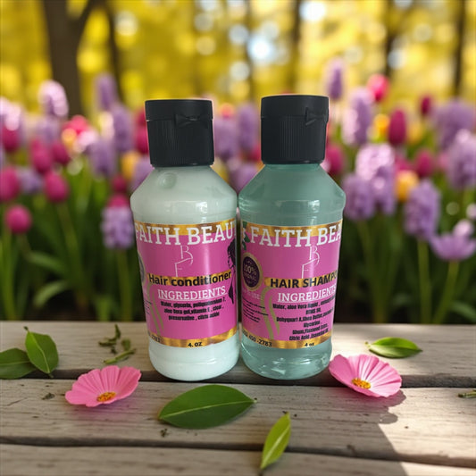 FAITH BEAUTY Mini Hair Duo
- Travel Size Essentials (4 oz)