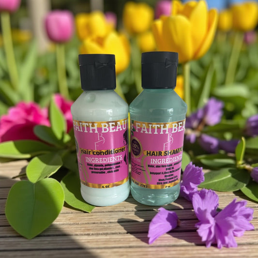 FAITH BEAUTY Mini Hair Duo
- Travel Size Essentials (4 oz)